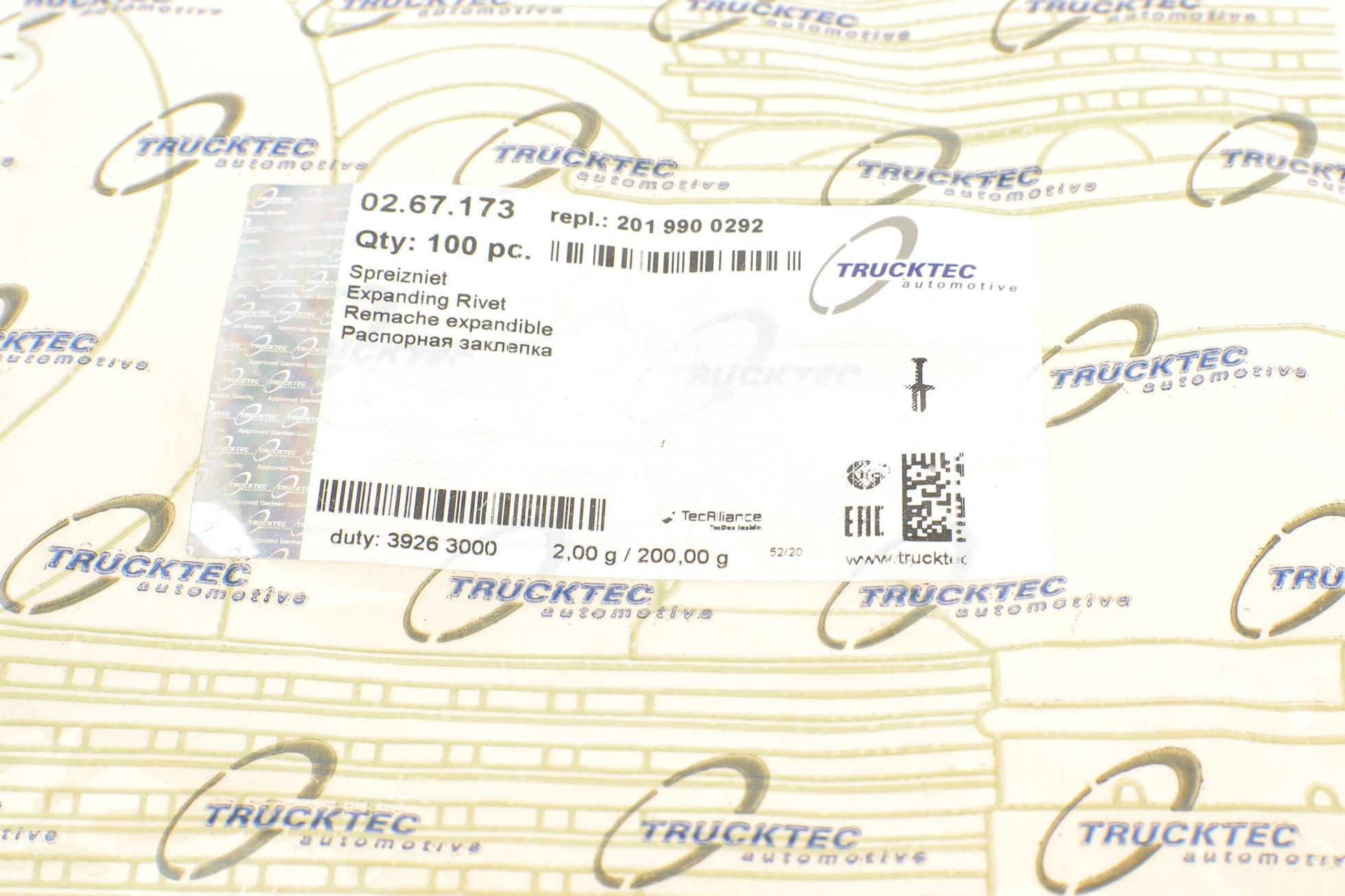 0267173 TRUCKTEC AUTOMOTIVE